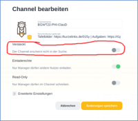 Versteckt Versteckt